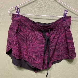 Reversible women’s lululemon running shorts